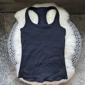Alo Yoga Black Racerback Tank EUC Size Small